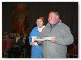 01 Gerard Fallon and Angela Greer bring forward symbols of the Cathedral Circle at  the Vigil Mass on 14 April, 2012