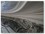 01 Late April 2013 - the cornice partially completed in the semi-circular apse