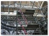 04 Scaffolding rises high above the sanctuary