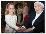 11 Sr. Rosario Deery 102 years old with a young friend