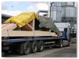 12 Friday 17th May 2013 sees the lorry loaded to bring the trusses to the Cathedral on the following Monday morning