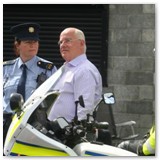 21 Longford Town Event Controller MC Farrell with local Gardai who helped with traffic on the day