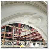 21 Repaired window arch mid-July 2011
