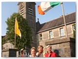 01 Flags flying high above visitors to the Convent on 1st May 2011