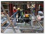 01 Preparing the ground for the base of a new pillar