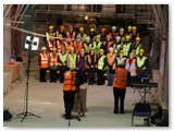 01 The Cathedral Choir performed for RTE One's Nationwide & reporter Ciaran Mullooly on the evening of Monday 2nd December