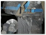 02 The limestone is stubbornly solid and some sections take days to remove, using diamond cutters