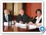 03 Bishop Colm with lead architect Richard Hurley and Project Manager Joan O'Connor