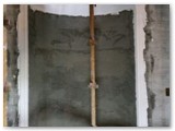 07 The alcove with fresh plaster