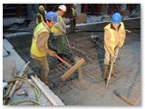 08 Concrete pours in