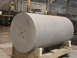 10 A section of finished pillar