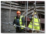 10 Memebers of the team putting up new scaffolding