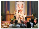 11 Blessing the food with holy water