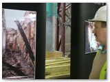 12 Site foreman Bob Neilon glances back to the past too