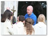 14 The sacristan Gerry Reilly with the altar servers after Benediction