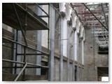 17 The east wall nearing completion
