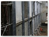18 Statue niches, pilasters and plasterwork completed along the east aisle (St Mel's College side) wall