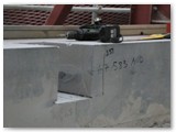 20 Niches were cut in the coping stone to receive the wooden roof truss