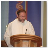 24 Fr Tom's friend Pat Murphy gives the homily