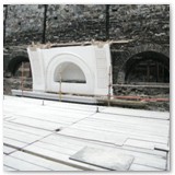 26 Antique plastering methods were used in this trial recontstruction