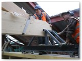 32 A close-up of the steel trolley