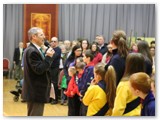 41 Emigrant Mass on St Patrick's Day with Souts and Guides with parishioners sending greetings to loved ones abroad