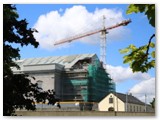 53 Work continues in mid June 2013 on the re-construction at the back of the Cathedral