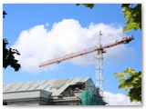 54 A close-up of the tower crane and latest roof opening on a good Irish summer's day!