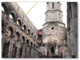 TD22 Crane cage suspended below bell tower
